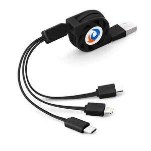 Retractable 3 1 USB Charging Data Cable