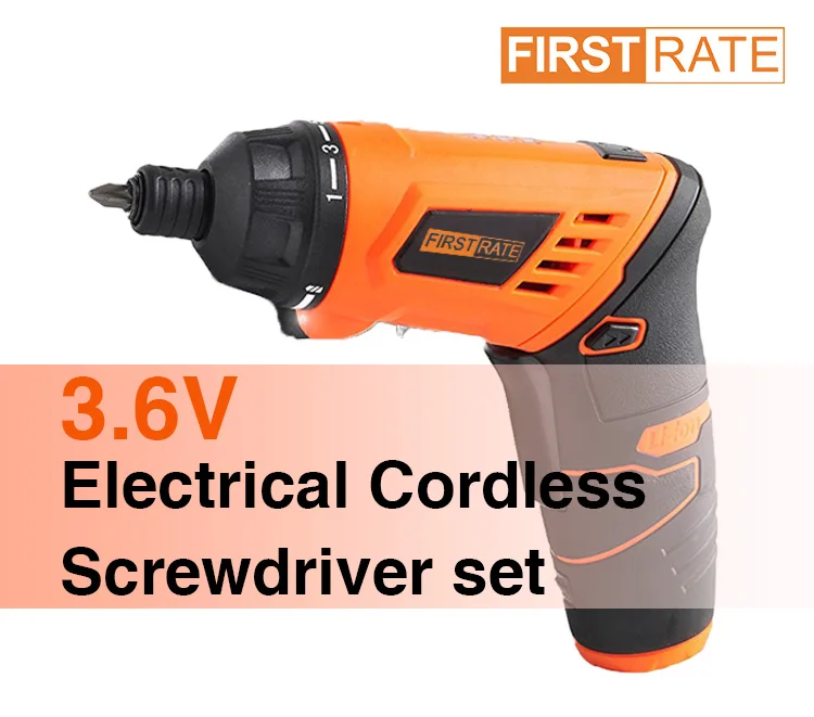 3.6v Revolver Cordless Electric Torque Screwdriver Sets Adjustable