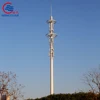 30m Hot dip galvanized steel tower pole , telecom pole for radio signal tv antenna