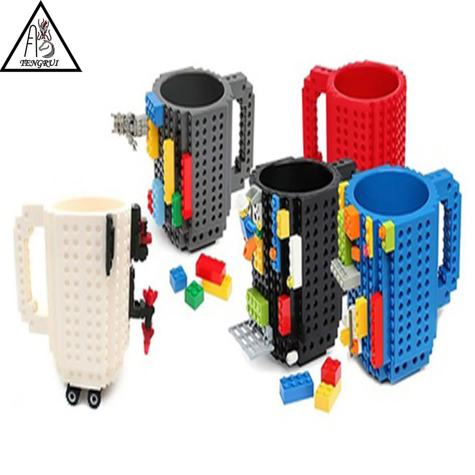 Block Puzzle Mug 350 Ml Brick Mug Building Blocks Coffee Cups Buy
