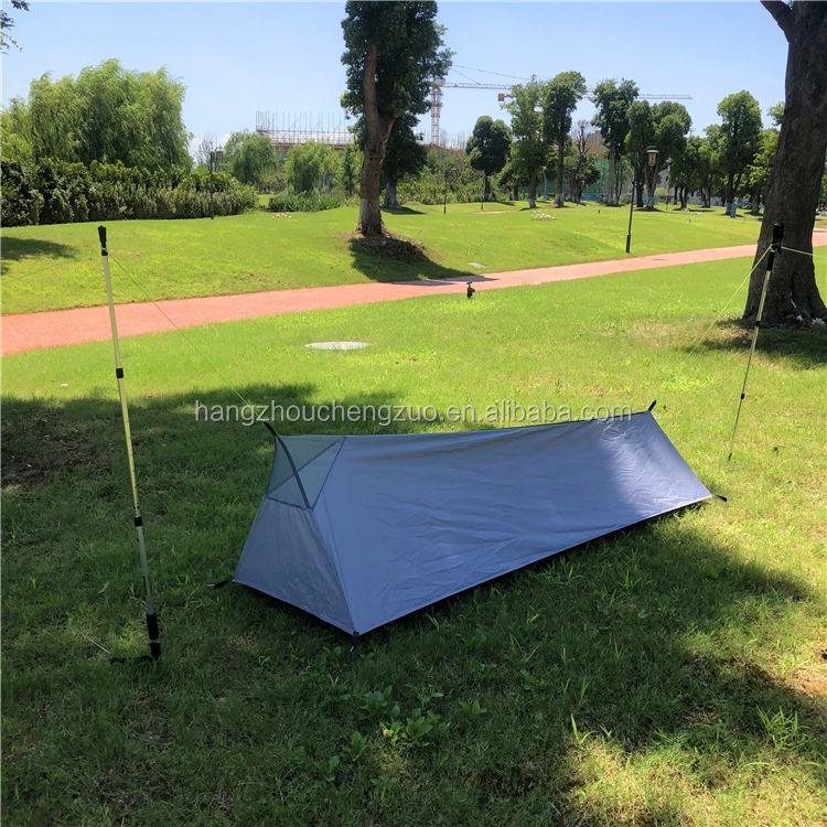 Hot Selling CZX-280 Mountaineering 1 Person Bivy Backpacking Tent,Lightweight Portable Rodless Tent,Sleeping bag tent
