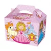 Coated Paper Custom Offset Printing Die Cut Flat Ship Gable Box for Party Favour