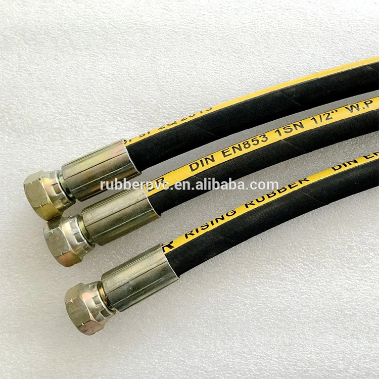Din En 853 High Pressure Flexible Rubber Hose Expandable Hose Industry