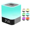 Popular Mini Bluetooth Speaker with LED Light Lamp, Alarm Clock, Hands-free Calls, MP3 Player