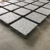 Factory Directly Dark Grey Granite Stone Square Interlocking Pattern Pavers