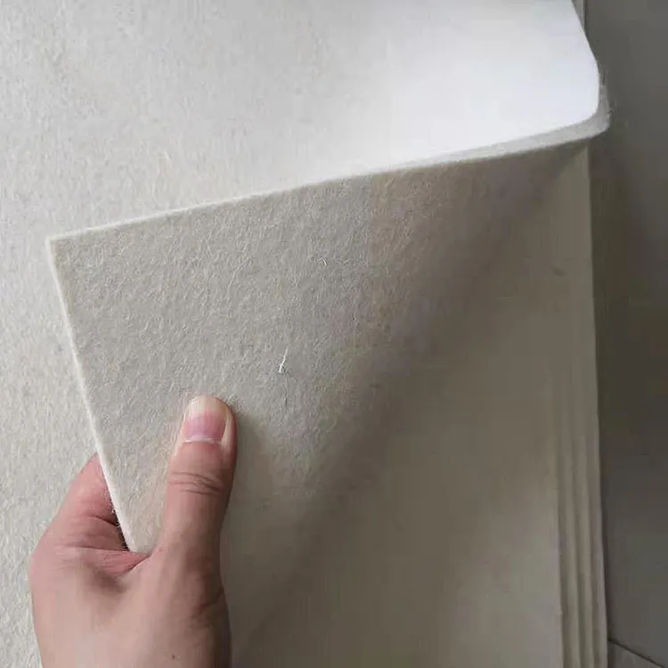
10 mm thick pressed 100% wool industrial felt sheet white industry wool felt 