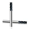 Solid Carbide 4 Flutes Shank End Mill HRC62 High Speed Milling Cutter