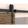 Meijia Interior Sliding Barn System Hardware For Solid Wood Door