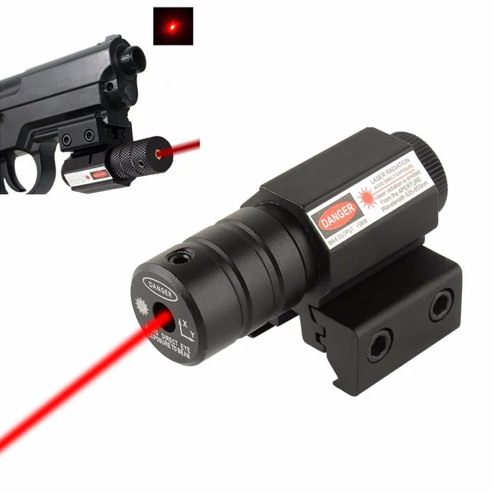 Mini Red Dot Laser Sight Rifle Pistol Airgun for 11mm/20mm Picatinny Rails Mount 