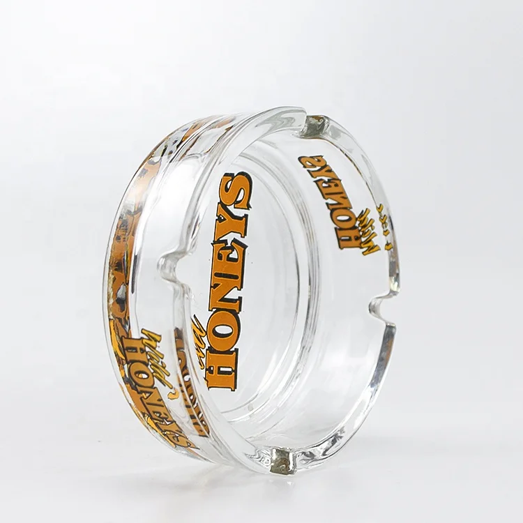 Cheap Glass Ashtrays Wholesale Personalized Custom Logo Ashtray Glass