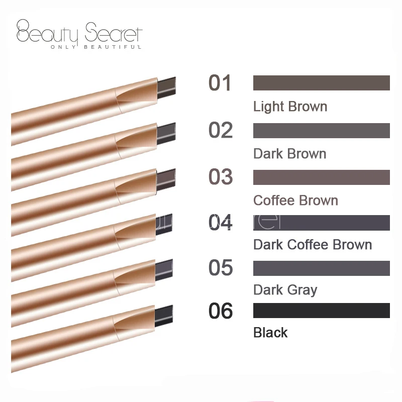 

New Arrival 6 Colors Natural Eyebrow Pencil Brow Pencil