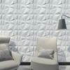 Modern wall art pvc coating office decor bagasse 3d wall panel