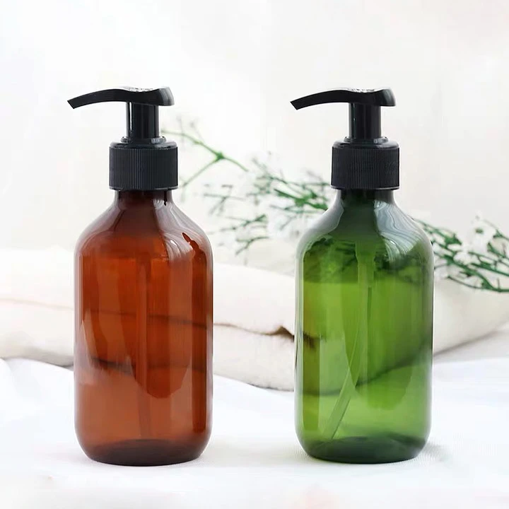Personal Care Shower Gel Bottle Bath Pet Cosmetic 300ml Plastic Pump