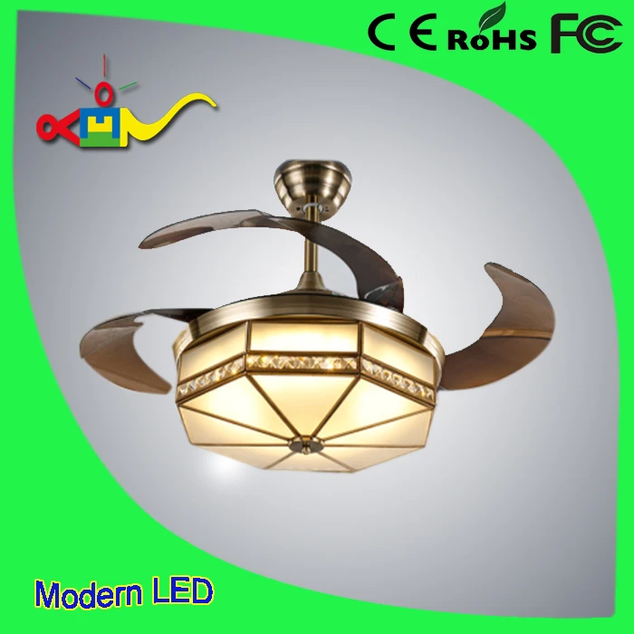 52 inch decorative European ceiling fan with light