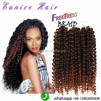 Freetress Crochet Braiding Hair 3x Jerry Curly Twist Crochet