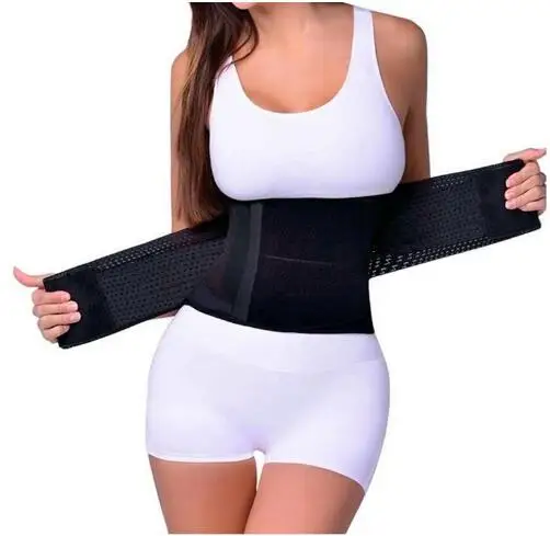 

Waist Trainer slimming belt Slim Underwear Cincher girdle Postpartum Tummy Trimmer Body Shaper belt, Yellow;rose;blue