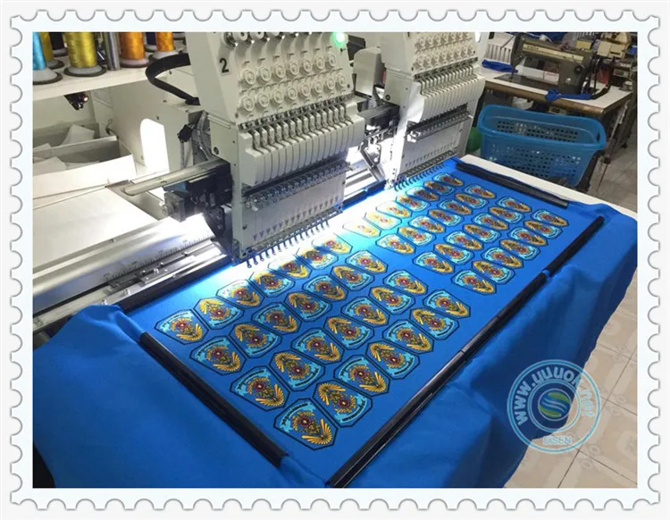 Laser Bridge Applique Cutting Computerized Embroidery Machine Laser