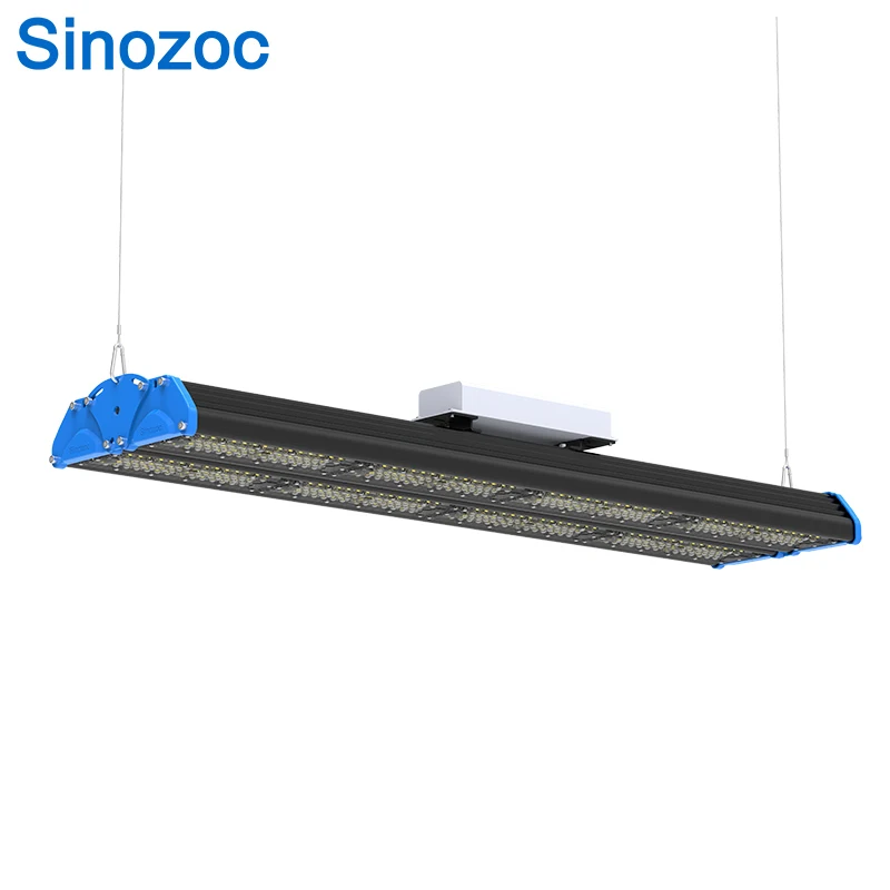 Sinozoc 300W 400W 500W 600W High Lumen LED Linear High Bay Light for Stadium Basketball Court