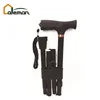 5 part folding elder walking cane with high loading