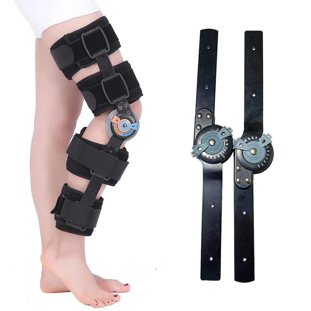 

Neoprene functional  spring orthosis customized Functional Knee brace, Blue and white