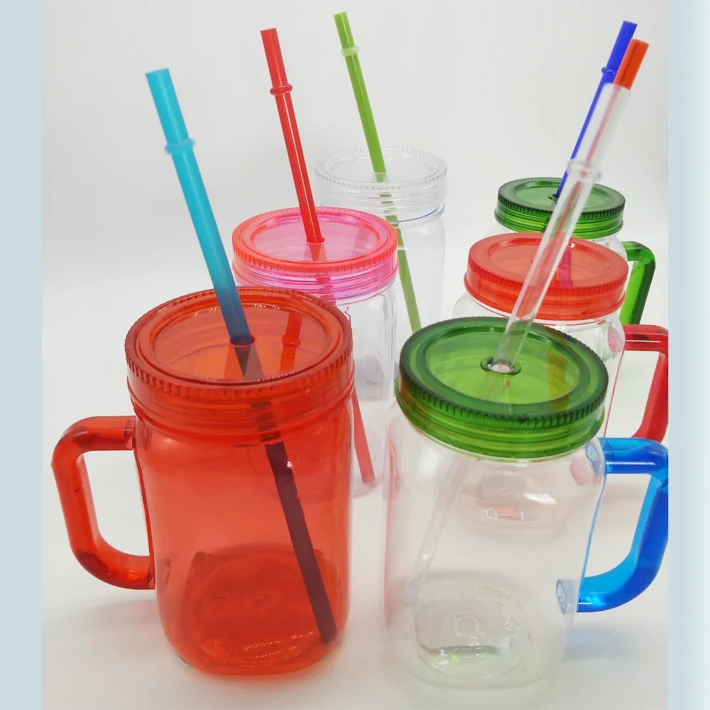 Top Selling Wide Mouth Large Disposable Mason Jar Cups Manufacturer Cups Custom Plastic Mason