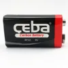 CEBA Zinc Carbon Dry Cell Battery AAA 6F22 9 Volt Carbon Zinc Batteries
