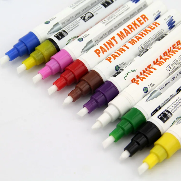 Multicolor Waterproof Nontoxic Fine Point Touch Up Paint