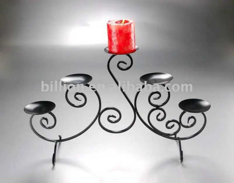 Decorativos de hierro forjado candelabros de hierro candelabros ... Papel diseño Candelabros