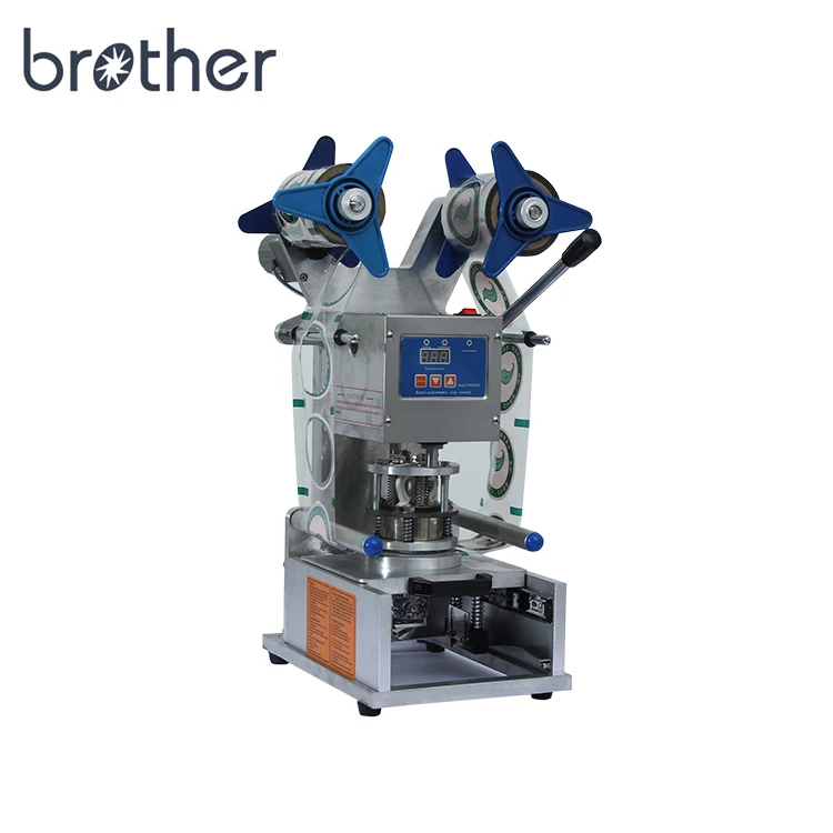 Brother Semi Automatic Manual Plastic Juice Bubble Tea Paper Yogurt Cup