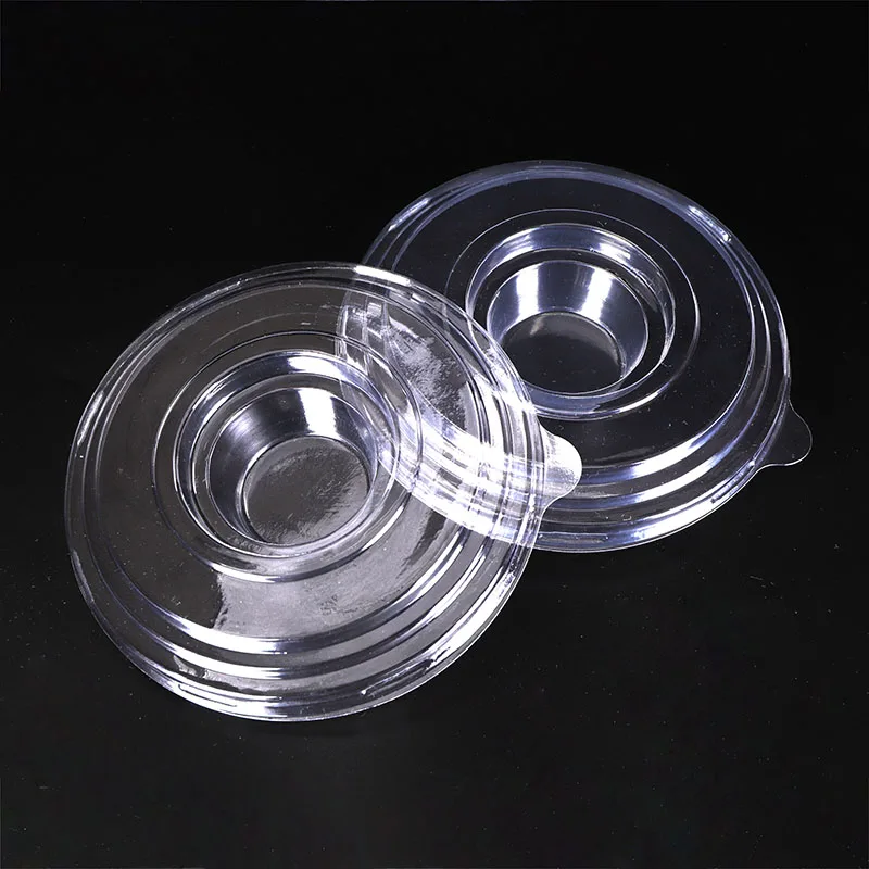 工厂定制一次性吸塑盖带走塑料沙拉碗盖