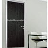 solid core aluminum frame black wooden door
