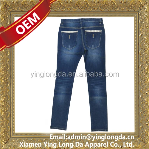 
Wholesale Bulk China Cheap Casual Jeans Mens Brushed Denim Jeans 