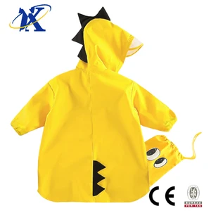 Image of PVC raincoat dinosaur children raincoat for kids outdoor fashion raincoat