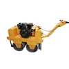 Water cooling diesel double drum hydraulic hand vibratory roller