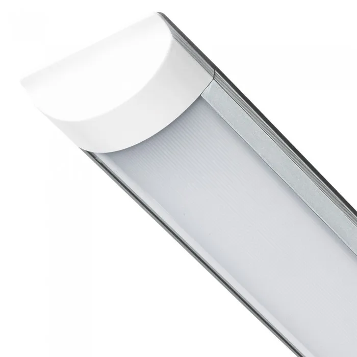 Aluminum 2ft 4ft led batten lamp indoor shop linear light 20w 40w led flat tube lights