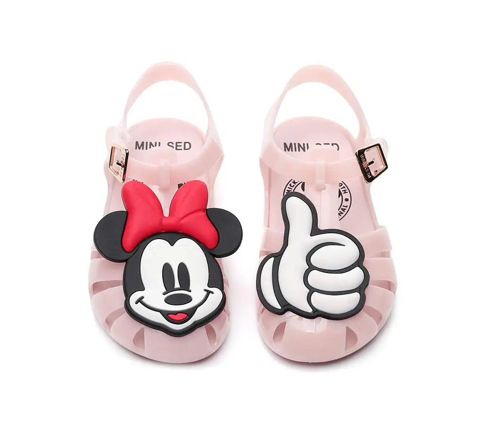 

Cartoon mouse design kids pvc beach jelly sandals