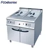 Manufactory Supply 2 Tank 2 Basket Lpg Commercial Deep Fryer Gas,Gas Fryer With Cabinet