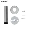 Professional floor mounted bedroom hotel sus304 aluminium pipe door stopper cast iron door stopper