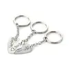 Creative Heart-shaped Splicing Mother And Daughter's Stainless Steel Keychain