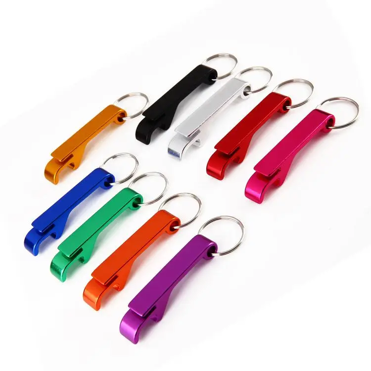 

Customized Aluminum metal bottle opener keychain, As show