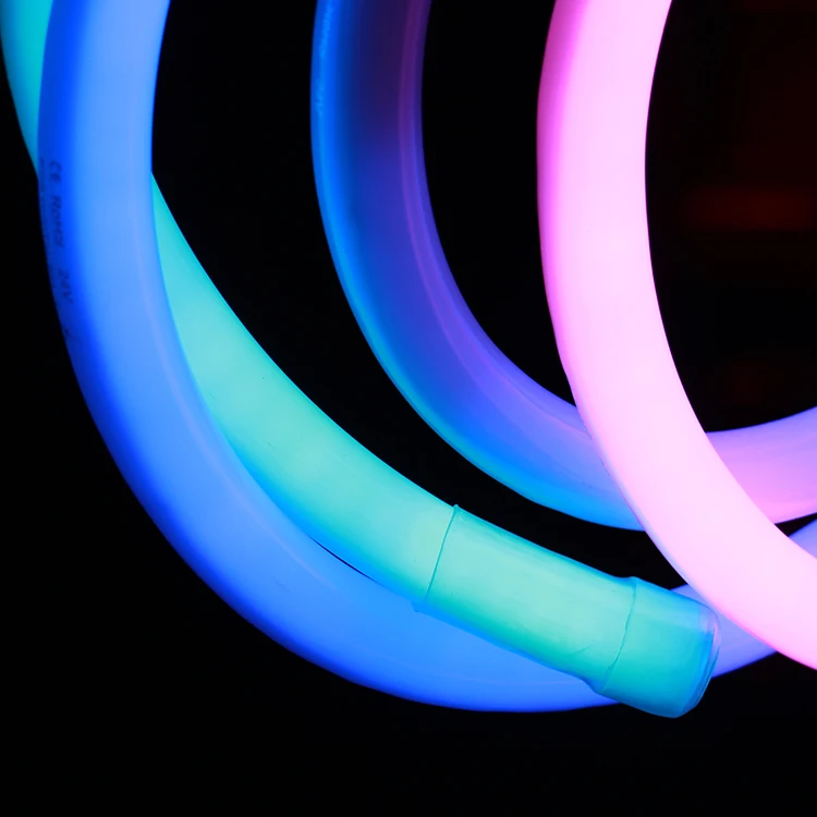 
360 degree Led outdoor neon rgb lamp tube light RGB PWM 