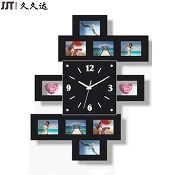 Fresh Wall Clock With Picture Frames