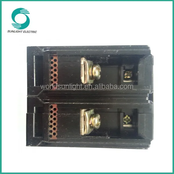 IP20 BH-P series plug in type black 40A 2P 6KA mcb miniature circuit breaker