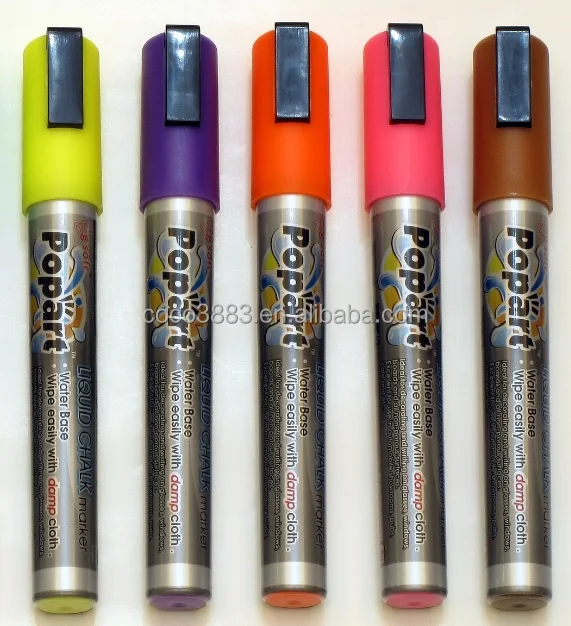 

Hot selling fluorescent non toxic window marker
