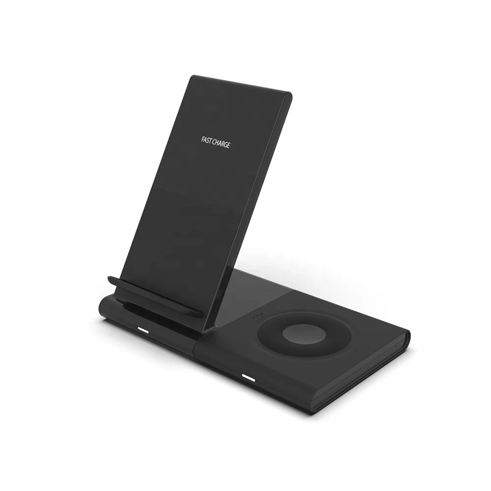 

Fast Universal Qi Certified Mobile Smart Quick Charging Cell Phone Wireless Charger, Black