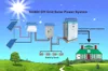 High efficiency 60KW off grid solar power system with state grid power and generator power as backup