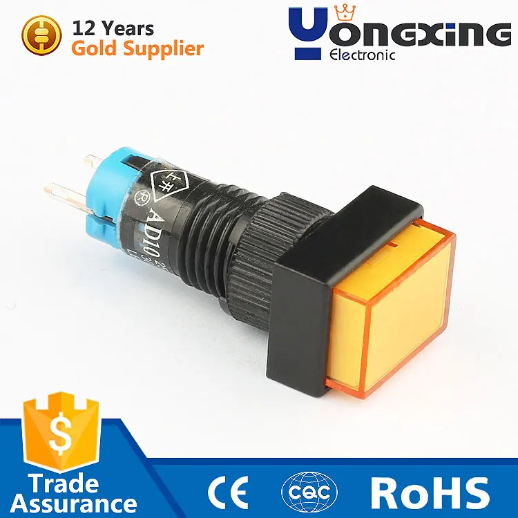 Orange Color Rectangle Circuit Breaker Position Panel Led Indicator