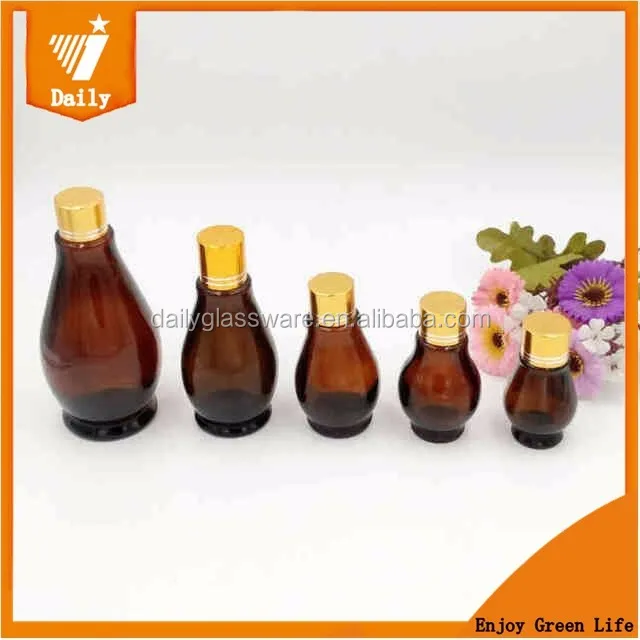 Golden Uv Coated Glass Medicine Dropper Bottles Dropper Bottles Buy