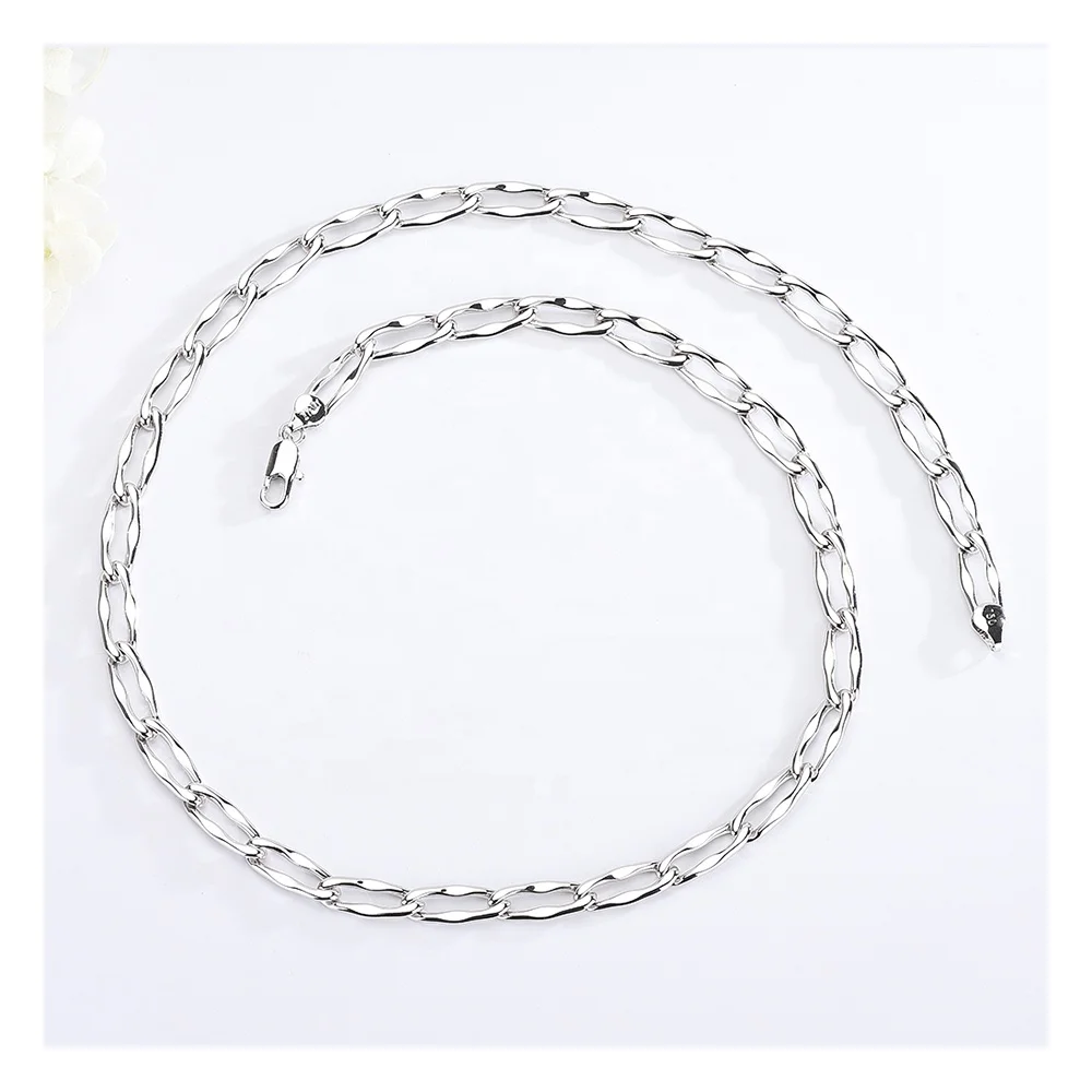 

18 Inches Factory Price Platinum Jewelry Plating Plated Gold Necklace chains, As you can see