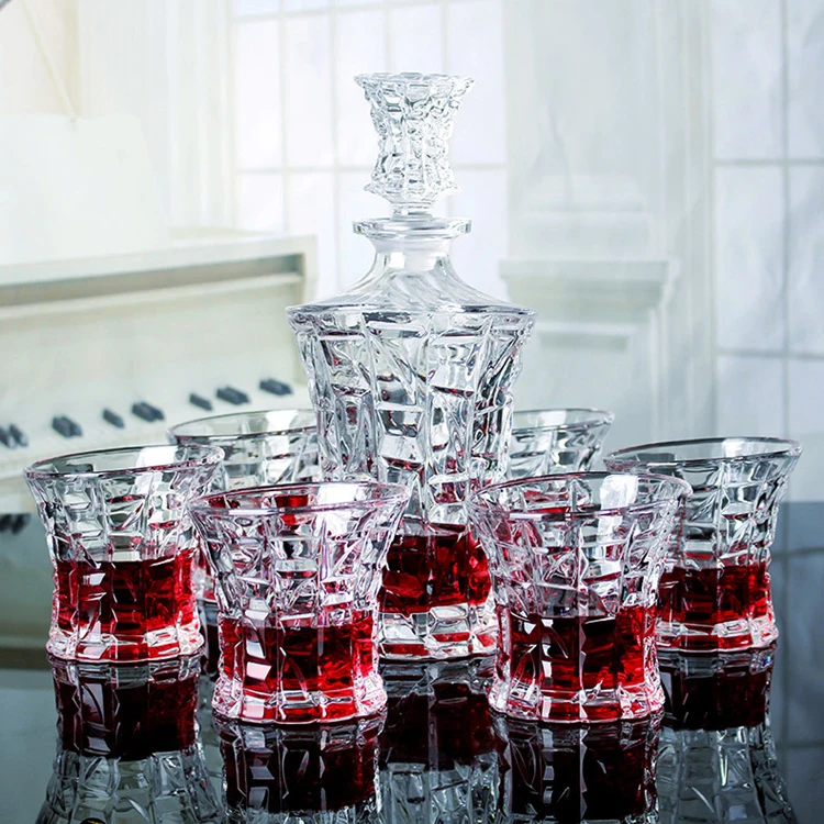 

Hot selling amazon high quality novelty creative whiskey glasses set, Clear